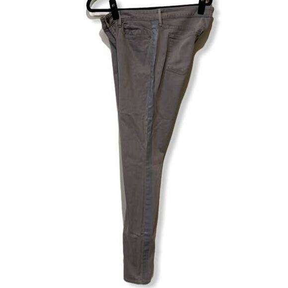 Vince Gray Silverfin Wash Tuxedo Stripe Tonal Dylan Skinny Jeans 29 - Picture 12 of 15